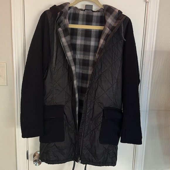 Icebreaker merino wool coat black - Picture 2 of 6